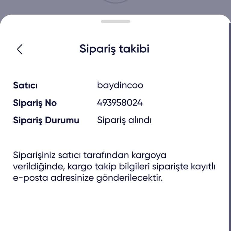 Siparişim Beş Gün Geçmesine Rağmen Kargoya Verilmedi Ve İletişim Kurulamıyor