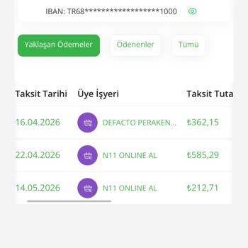 İade Edilen Ürün İçin 722 TL’lik Taksit Bildirimi Hatalı