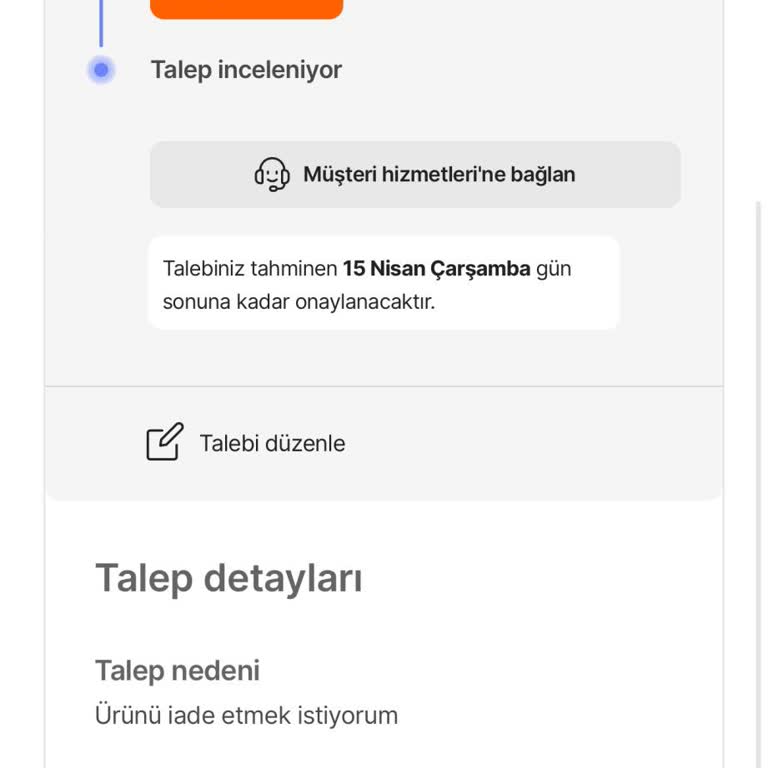 Hepsiburada'dan Yanlış Renk Ve Beden Gönderimi Ve 8.099 TL İade Gecikmesi