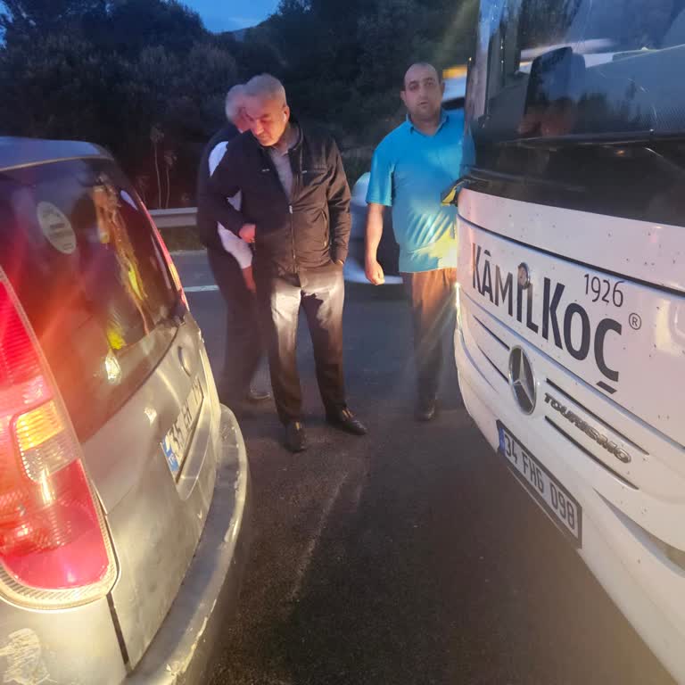 Kamil Koç Otobüsünün Arkadan Çarpması Ve Personelin Saygısız Tavrı