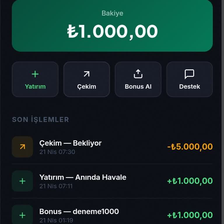 Çekim Talebim Onaylanmadı Ve Canlı Destek Engellendi 1000 TL İadesi Talebi