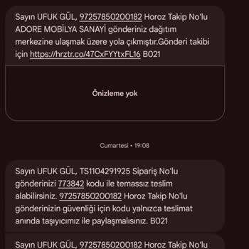 Adres Yetersizliği Gibi Yanıltıcı Sebeple Kargo Geri Götürüldü Ve Açıklama Talep Ediyorum