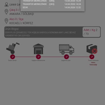 Adres Yetersizliği Gibi Yanıltıcı Sebeple Kargo Geri Götürüldü Ve Açıklama Talep Ediyorum