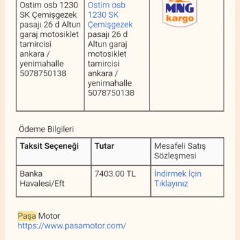 Ödenen 5.101 TL İçin Parça Gönderilmedi, İade Talep Ediliyor