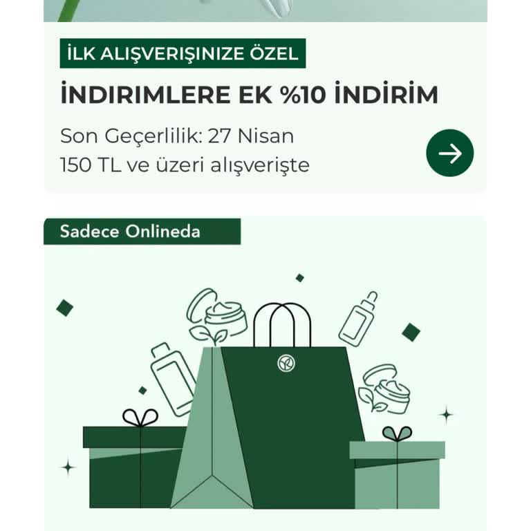Yves Rocher Doğum Günü Kampanyası Hesabıma Yansımıyor
