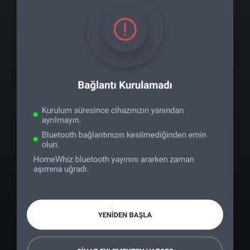 Bluetooth Bağlantısı Çözülmeyen Grundig Akıllı Tartı İçin İade Talebi