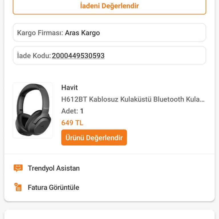 Kulaklık İadesi Reddediliyor Ve Ödeme Geri Dönmüyor