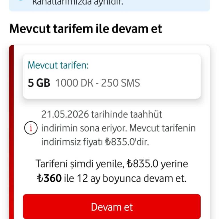 Vodafone Fiyat Artışıyla Fatura Şokuna Karşı Sadık Müşteri İtirazı