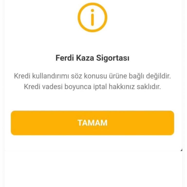 VakıfBank İhtiyaç Kredisi Üzerinde Yetkisiz Ferdi Kaza Sigortası Kesintisi Ve İade Talebi