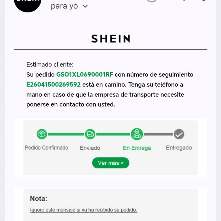 Paack, pedido figura entregado pero no fue recibido, solicito solución