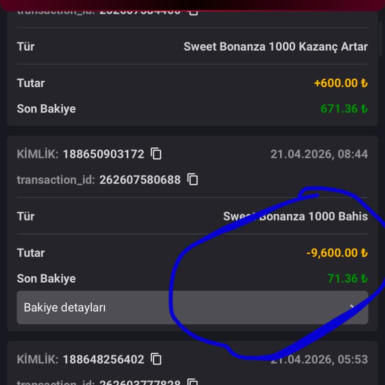 Vip Slot'ta Hesabımda İzin Alınmadan 9.000 TL Kullanıldı Ve Destek Yardımcı Olmadı