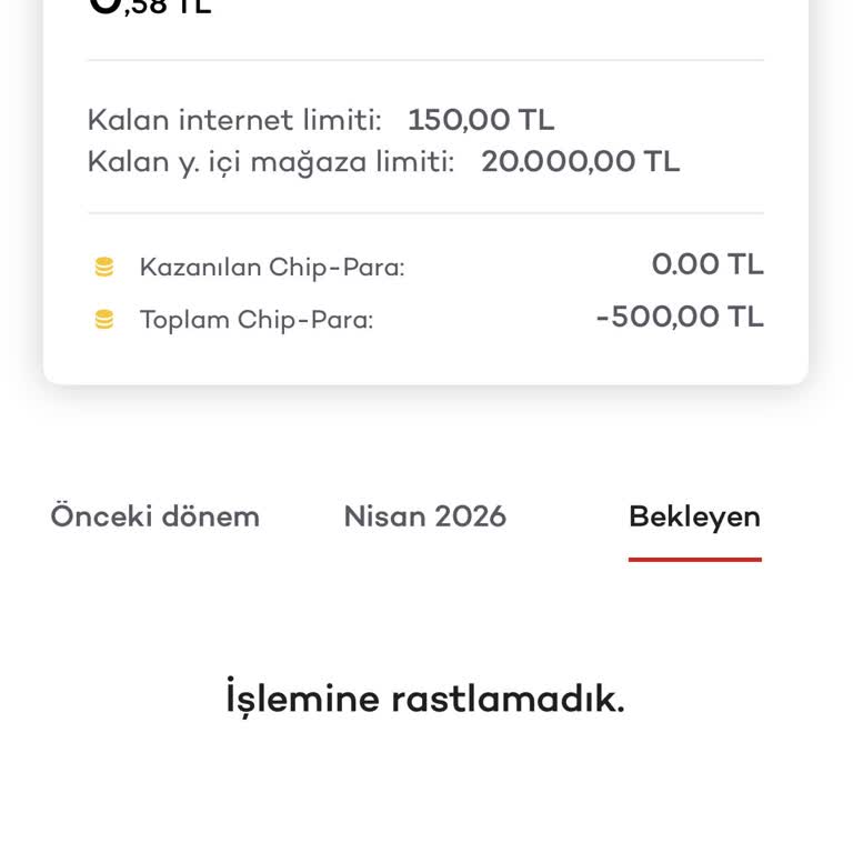 Chip Para Bakiyemde Haksız -1000 Eksikliği Ve Diğer Kampanya İadeleri