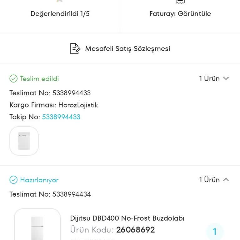 Dijitsu Buzdolabım 36 Gün Teslim Edilmedi, Acil Çözüm Talep Ediyorum