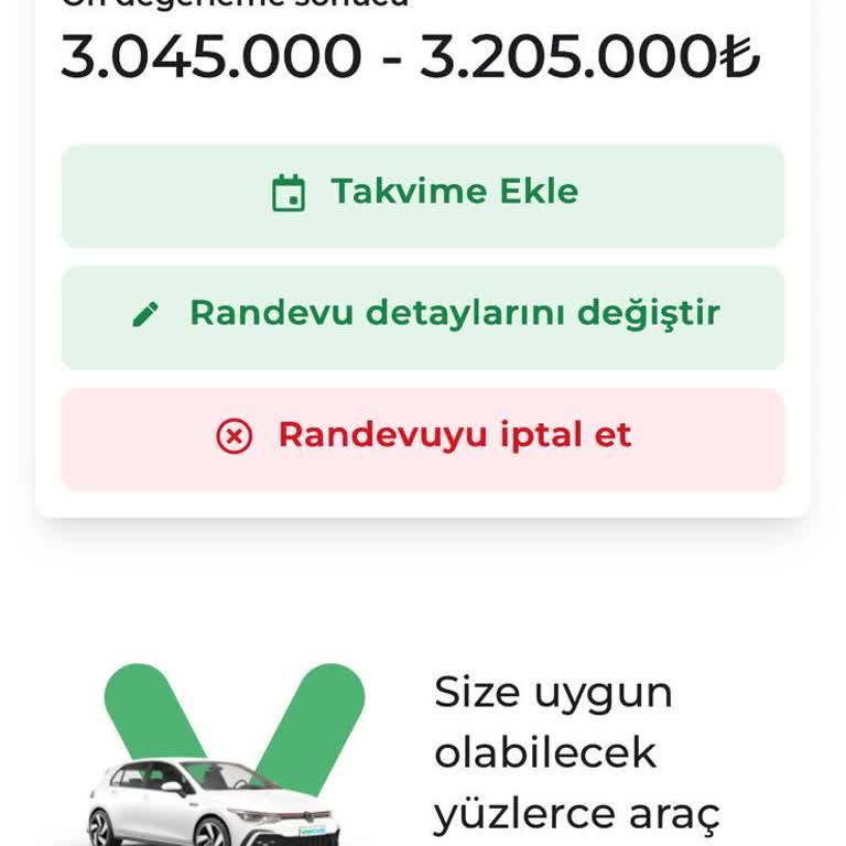 Vava Cars Randevu Sonrası Teklif İptali Ve Zaman Kaybı