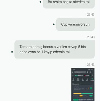 Bonus Çevrim Şartı Tamamlandı, Çekim Taleplerim Keyfi Reddedildi