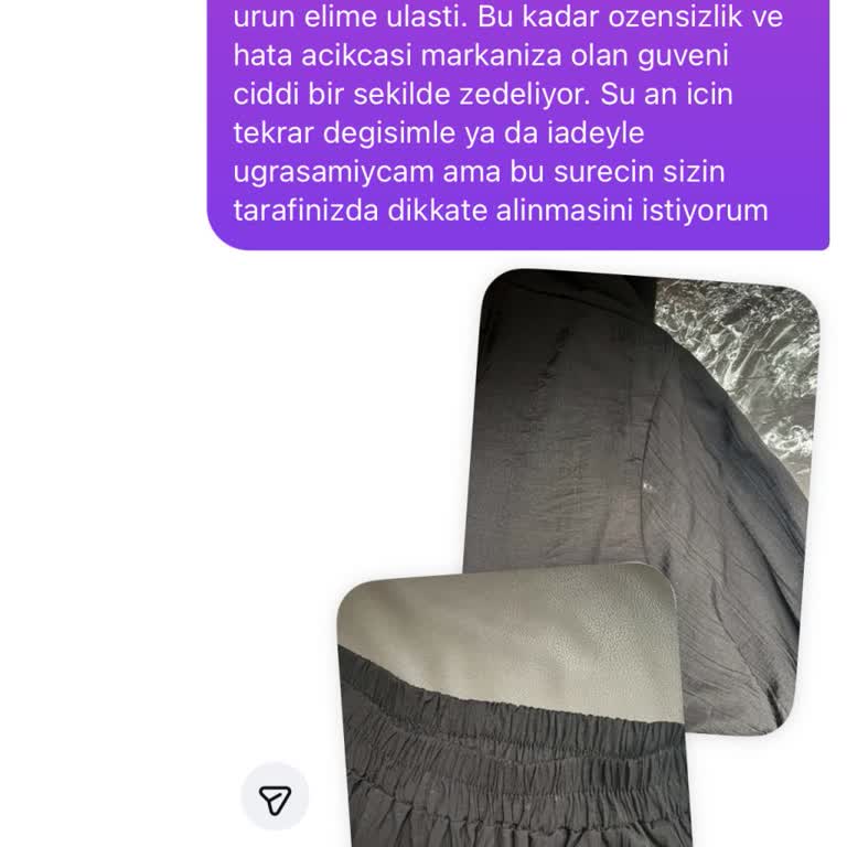 Yanlış Ve Lekeli Ürün Gönderimi Sonrası Haksız Red Ve Kopyala Yapıştır Yanıtlar