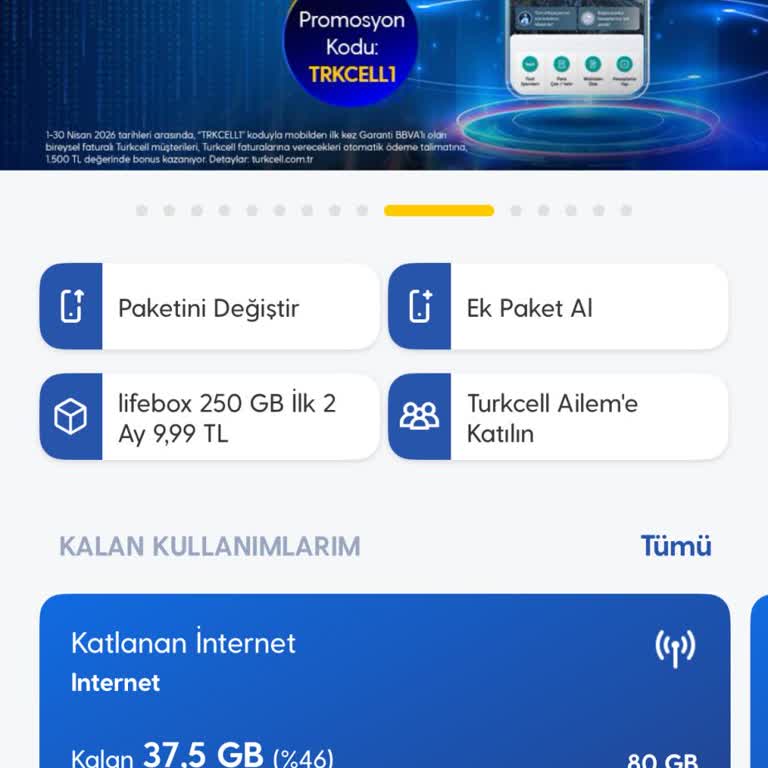 5G Paketim Varken Ana Paketten 12 GB Veri Tüketildi