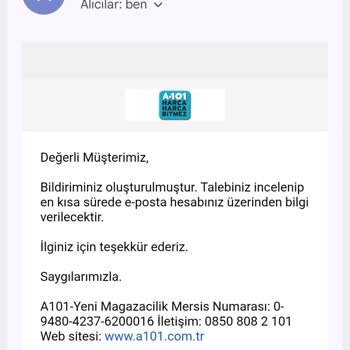 A101 Ekstra'dan 40.000 TL'lik Motosiklet Siparişinde Evrak Gönderilmemesi