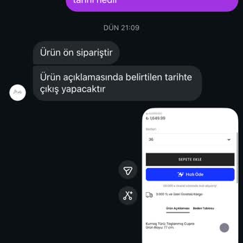 Sipariş Durumu Değişmedi, Kargo Bekliyor