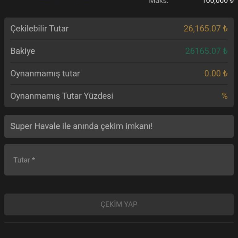 26.165 TL Kazancım Hesap Onayı Sorunundan Çekilemedi