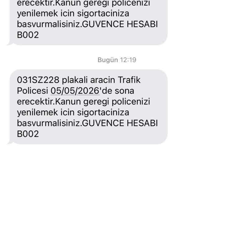 Kişisel Veri Güvenliğimi İhlal Eden Yanlış Sigorta SMS'i