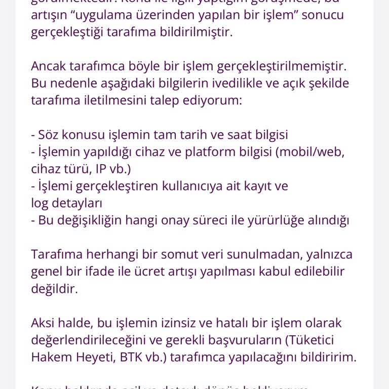 TurkNet’te İzinsiz Fatura Artışı Ve Onaysız Paket Yükseltmesi