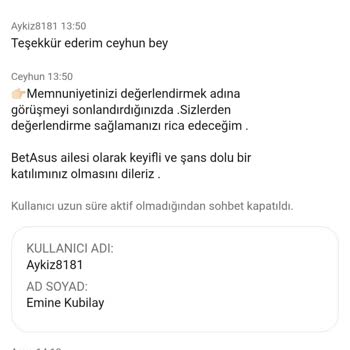 Betasus Deneme Bonusundan Kazandığım 2.000 TL Ödenmedi Ve Hesabım Kapatıldı