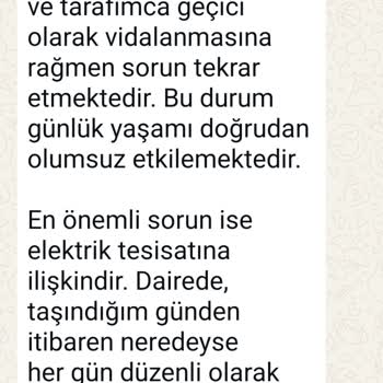 Sitede Elektrik Kesintileri, Fahiş Ücretler, Asansör Arızaları Ve Yangın Merdiveni Sorunu