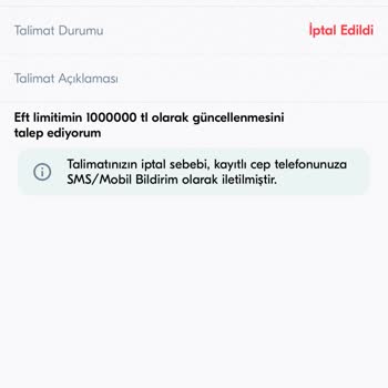 EFT Limitim Nedeniyle 1 Milyon TL'lik Araç Ödemesi Engellendi Ve Hizmetlerden Cevap Bekleniyor