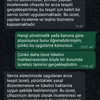 Garanti Kapsamında Çamaşır Makinesi Kapak Ve Su Sızdırma Ücret Talebi