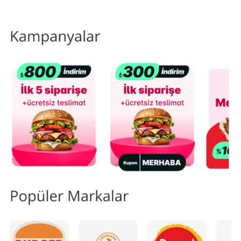 Annemin Yeni Hesabında İlk Sipariş İndirimi Çalışmadı