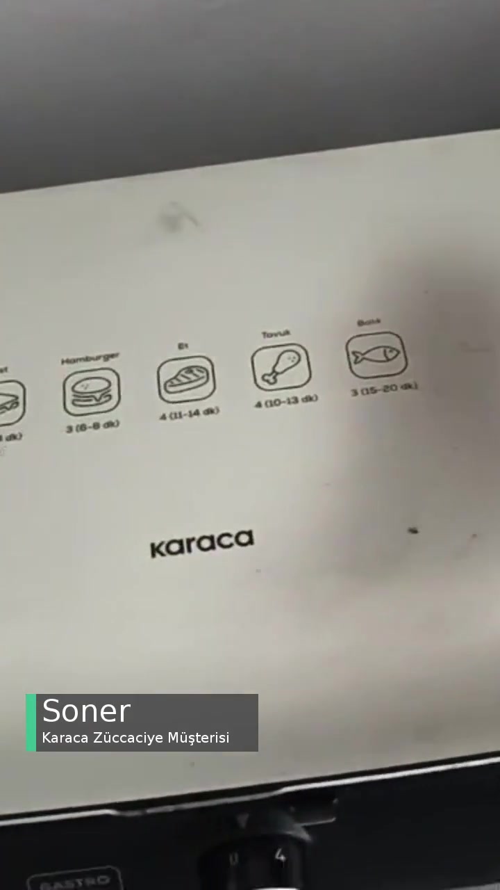 Karaca Tost Makinesi Boya Sorunu videonun kapak resmi