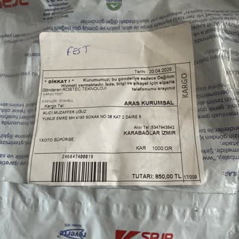 Yanlış Şarjlı Oto Süpürge Gönderildi, Kapıda Ödeme İadesi Talebi