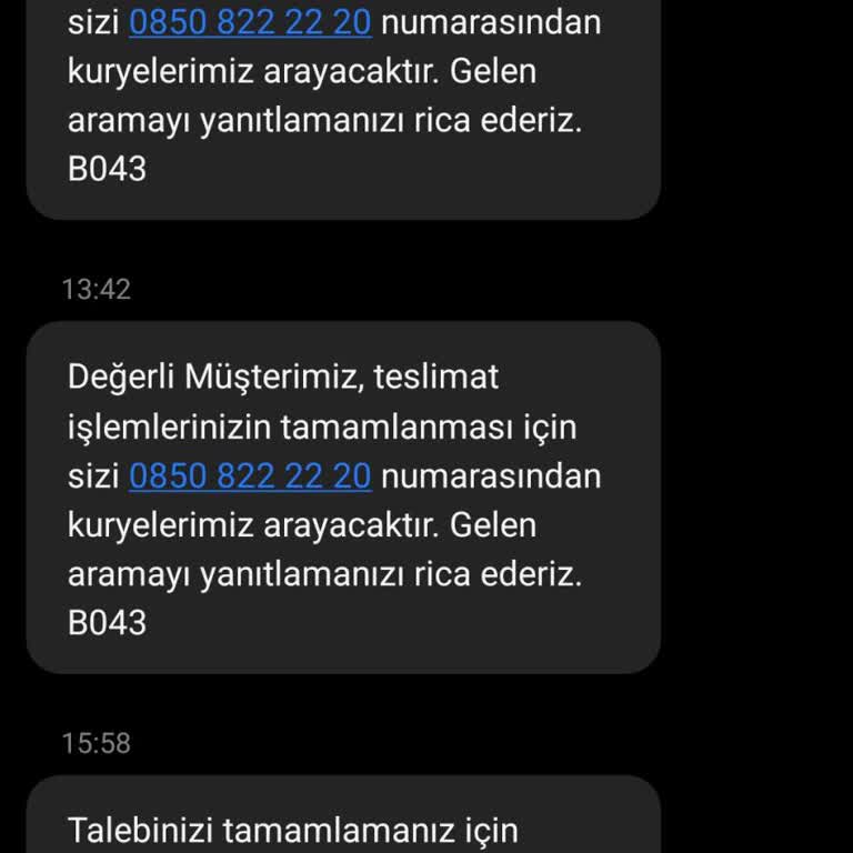 Arama Sözü İhlali Sonrası Sim Kart Teslimatında Acil Çözüm Talebi