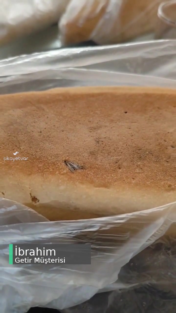 Getir'den Gelen Ekmeğin İçinde Güve/Kelebek Çıktı! videonun kapak resmi