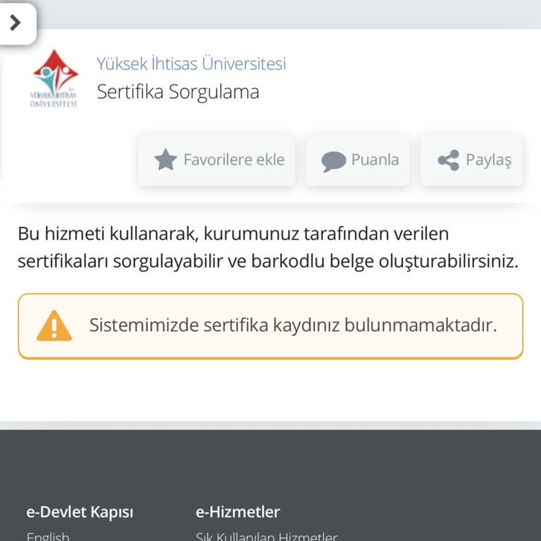 E-Devlet’te Görünmeyen Sertifika İçin Ödenen 1.000 TL’nin İadesi
