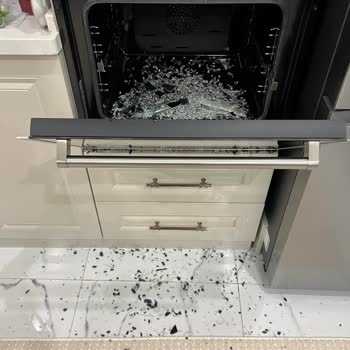 Samsung Ankastre Fırın Camının Kendiliğinden Patlaması Ve Garanti Kapsamında Ücretsiz Değişim Talebi