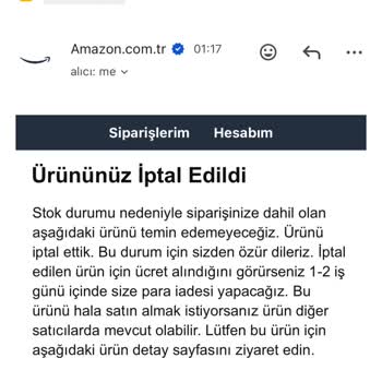 Stok Yanıltması Ve Fiyat Artışı Nedeniyle Siparişimin İptali