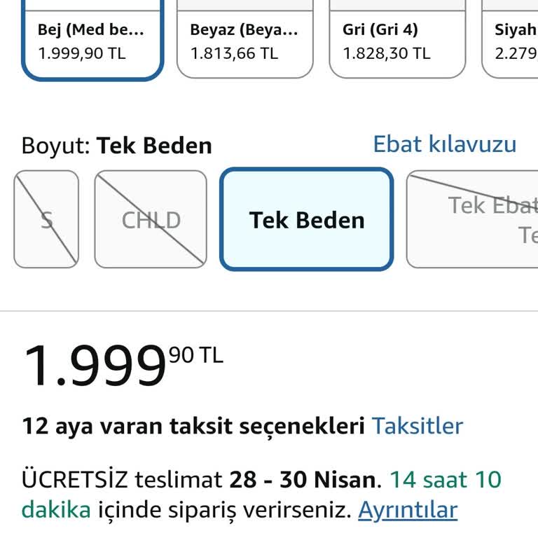 Sistem Hatası Nedeniyle Kargoya Verilmeyen Şapka Ve Fiyat Artışı Şikayeti