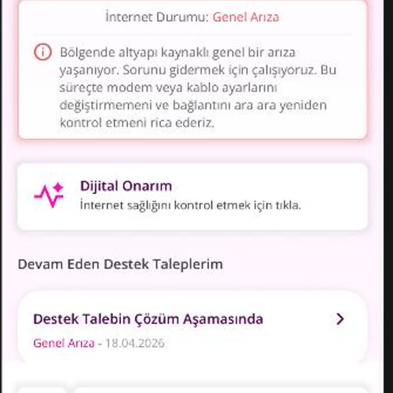 Uzun Süreli İnternet Kesintisi İşimizi Aksattı Ve Çözüm Bekliyoruz