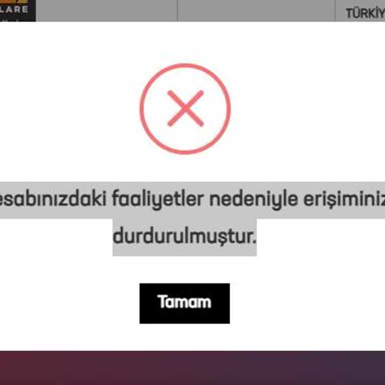 Passo Hesabım Kapatıldı, Fener Kart Ve Bilet İşlemlerim Durduruldu