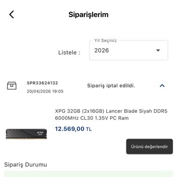 Kişisel Kullanım Amaçlı Sipariş Tacir İddiasıyla Haksızca İptal Edildi