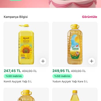 Gösterilen Fiyattan Sıvıyağ Siparişim Tek Taraflı İptal Edildi