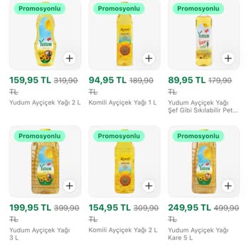 Gösterilen Fiyattan Sıvıyağ Siparişim Tek Taraflı İptal Edildi