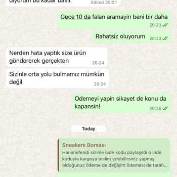 Yanlış Numara Ve Renk Gönderimi, İade Taleplerine Reddetme Ve Zorlayıcı İletişim