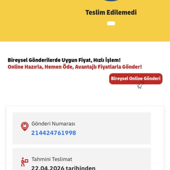 DHL Teslimat Süreçlerinde Gerçek Adrese Getirilmemesi Ve İletişimsizlik
