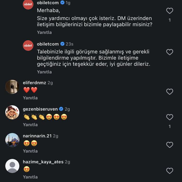 Obilet'ten Askerlik Nedeniyle Rezervasyon İptali Talebi