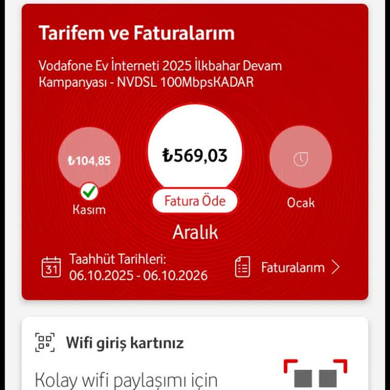 Vodafone Ev İnternetinde Hizmet Yok, Fatura Kesilmesi Ve Mahkeme Tehdidi