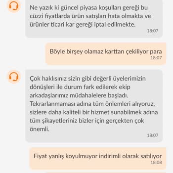 Ödeme Alınan Gözlük Siparişim Sistem Hatası Nedeniyle İptal Edildi