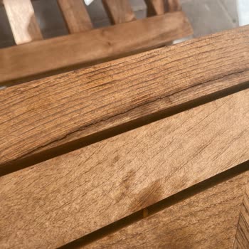 Woga Garden Store Ahşap Oturma Grubu Çatlakları İçin Ücretsiz Değişim Talebi